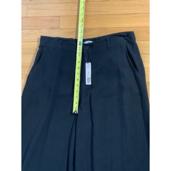NIC + ZOE 31" RUMBA LINEN WIDE LEG TROUSER NWT SIZE 14 - Picture 9 of 10